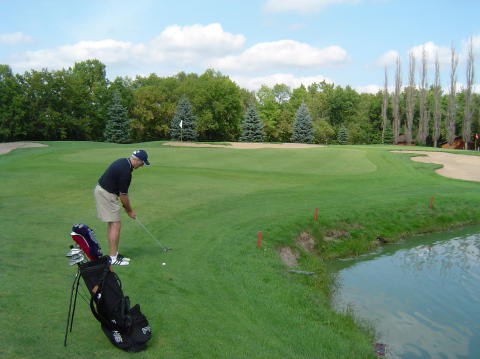 Gary's longest drive at 18