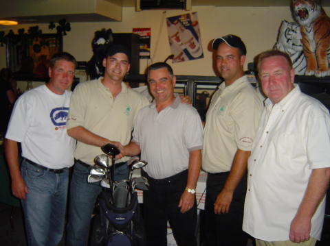 Winner of Golf Bag and Clubs