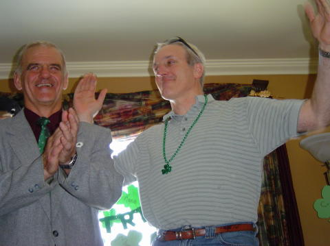 Gary's lucky enough to be born on St-Patrick's Day