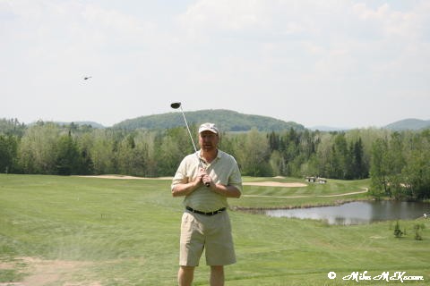 Mike, How come you didn't take the picture while I was swinging?