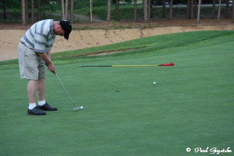 18th hole - A third final birdie - It goes in - Believe me!