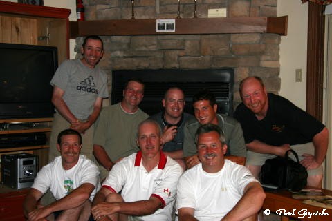 The motley crew - just before midnight