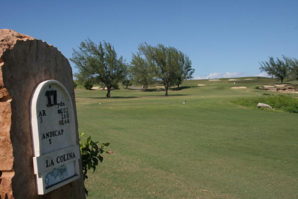 A challenging par 3 to warm you up for the 18th