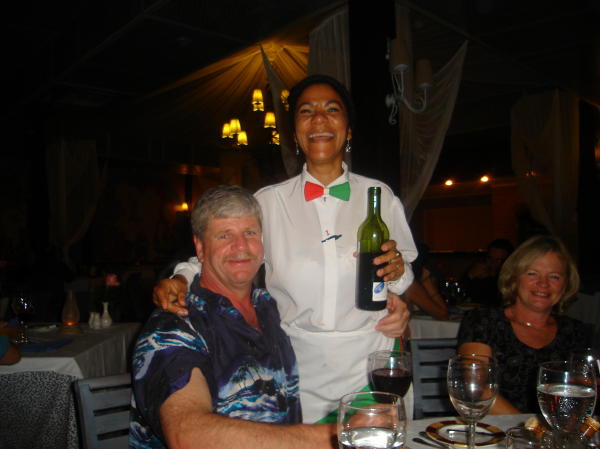 Maurice and Rosie at the Italian Restaurant