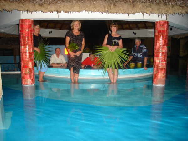 At the Burger grill bar