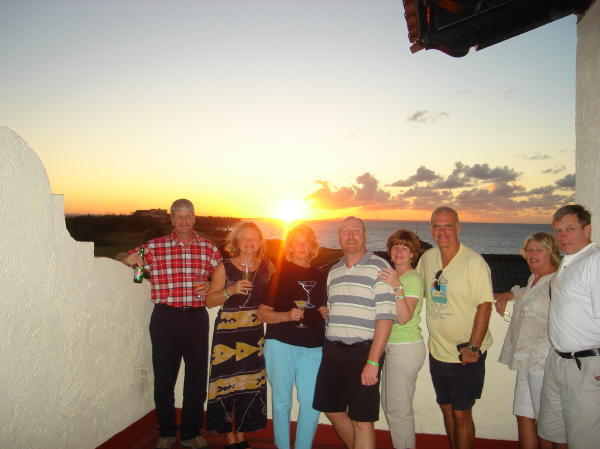 The nightly ritual - Sunset at the Dupont Mansion