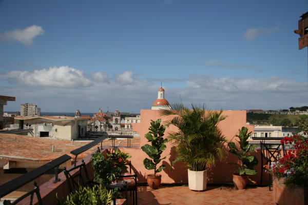 View from the restaurant