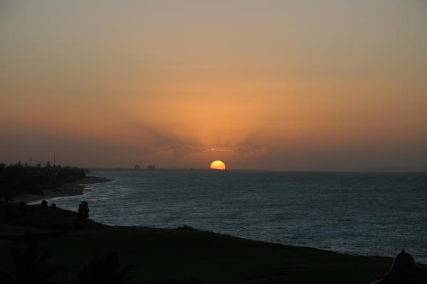 Sunset from the top of the Dupont Mansion