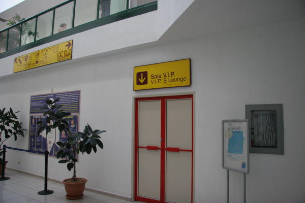 The V.I.P. Lounge at the airport