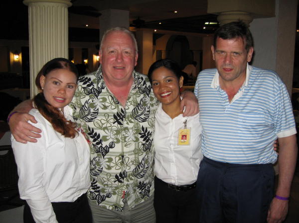 The girls from the buffet