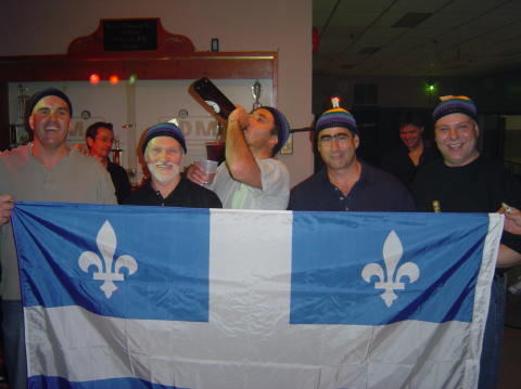 The French Canadain All-Star Team Mark Serge Danny Tim Luc