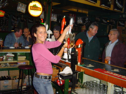 Julie managed (barely) to continue her shift after the downtown rampage