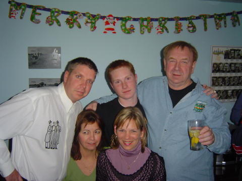 Gary, Joey, Dorothy, Garold and Kim who is hiding from someone