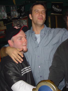 Joey towers over Steve