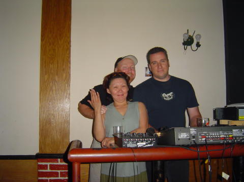 Yoko, me and the DJ