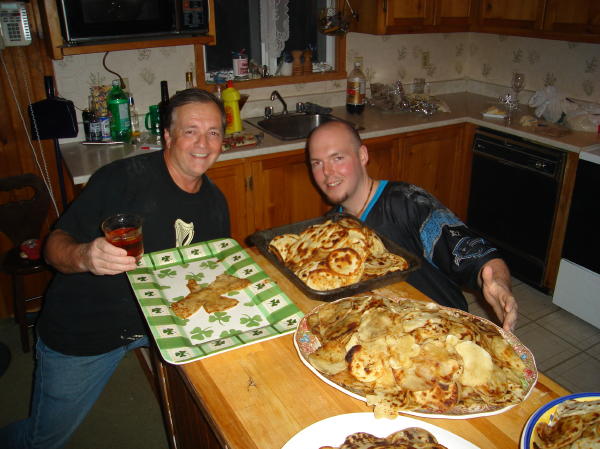 Ted and Steve show off their catch