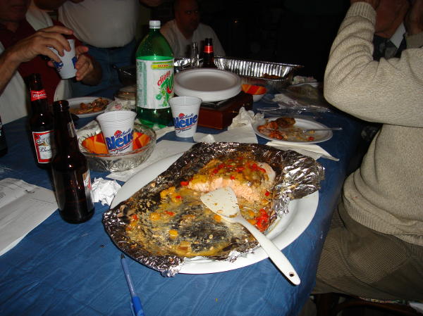 Gary N's salmon feast among the treats