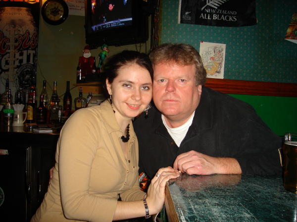 Amanda and Ron both happy to be posing for the camera