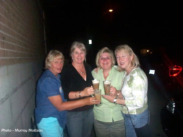 Casey, Lynne, Karen, Annie and very special coffees!